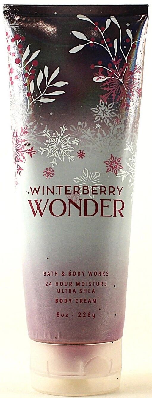 Bath & Body Works WINTERBERRY WONDER Body Cream Lotion Moisturizer 8oz